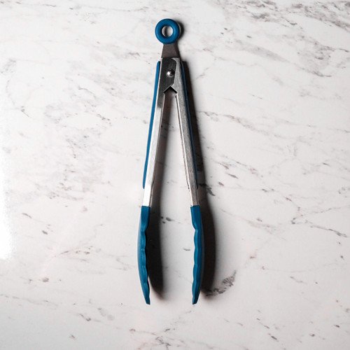 Gothic Blue Silicone Food Tong