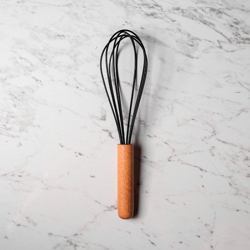 Bold Black Silicone Egg Beater