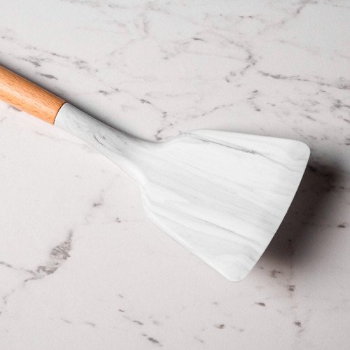 Frost White Silicone Frying Spatula 4