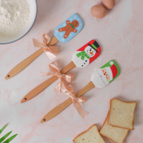 Silicone Baking Spatula with Character - Santa Claus 7