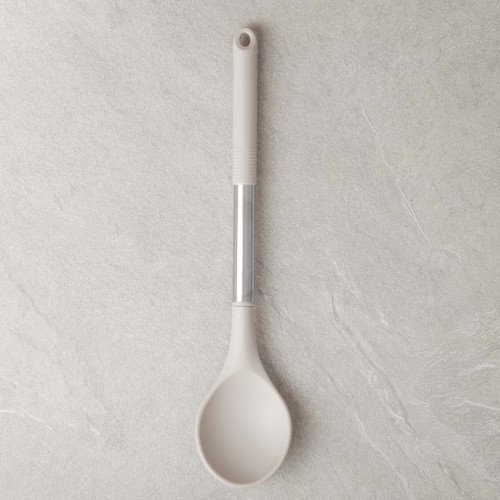 Light Khaki Silicone Serving Spoon