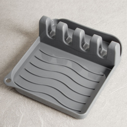 Slate Grey Silicone Kitchen Utensil Set 5