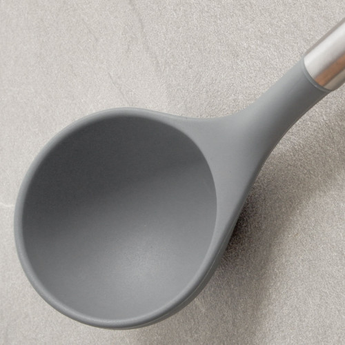 Slate Grey Silicone Soup Ladle 2