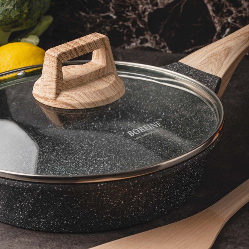 Boreine Classic Frying Pan 24cm with Lid 2