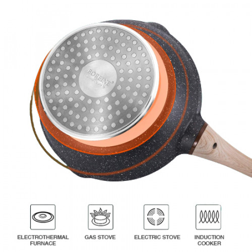 Boreine Heritage Frying Pan 24cm with Lid 5