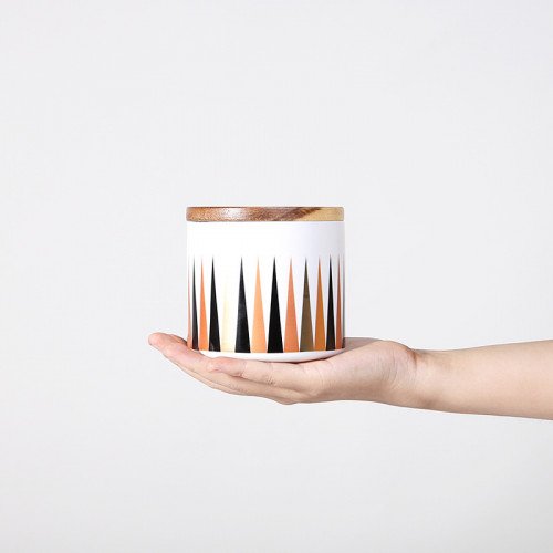 Colorful Geometric Kitchen Canister Short 2