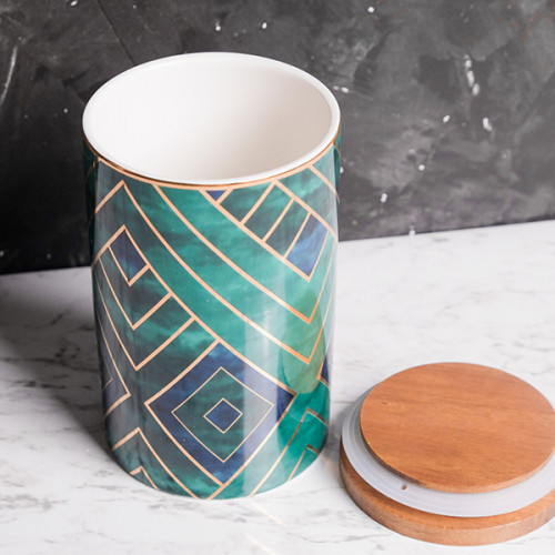 Emerald Green Kitchen Canister 2
