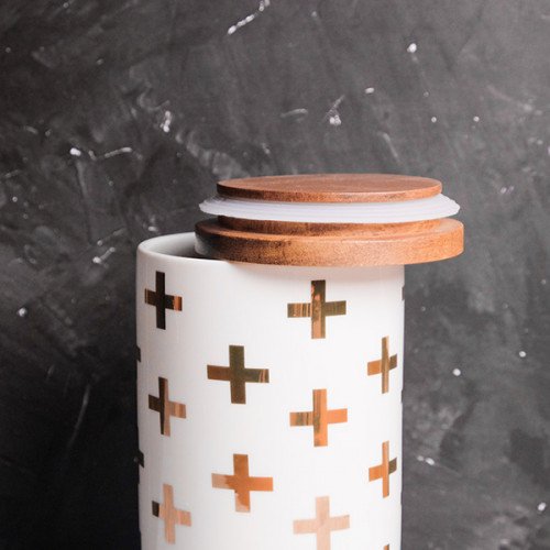 Cross Motif Kitchen Canister 2