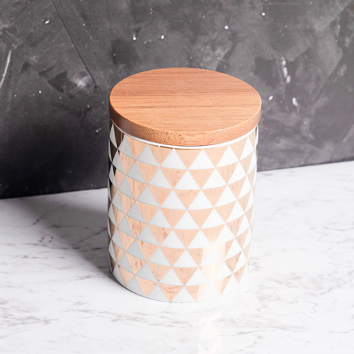 Small Triangle Motif Kitchen Canister 2