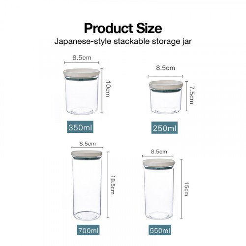 Yama Stackable Food Canister 4