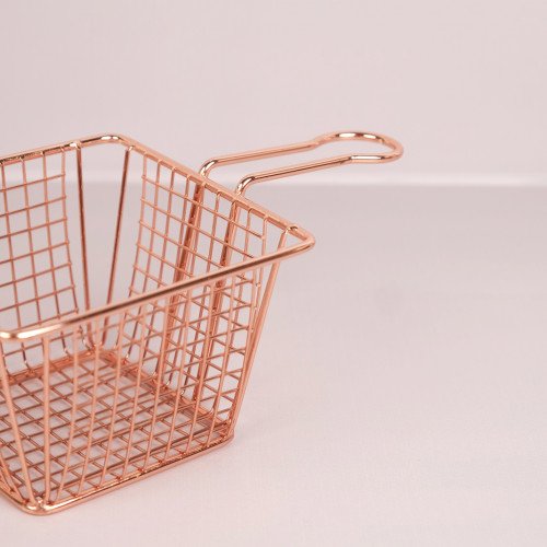 CHIPS BASKETS ROSE GOLD 12.5cm x 12.5cm 2