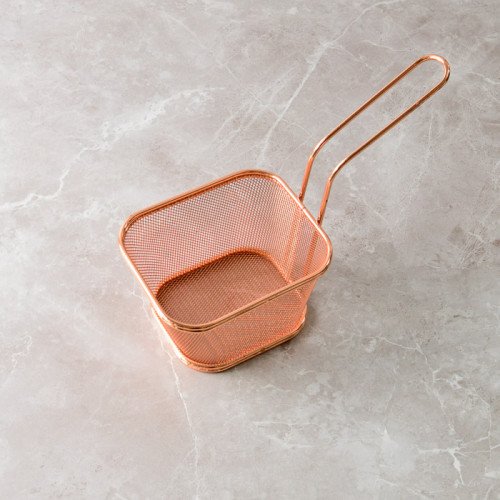 CHIPS BASKETS ROSE GOLD 12.5cm x 10.5cm 2