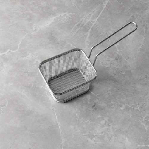 CHIPS BASKETS SILVER 10.5cm x 8.7cm 2