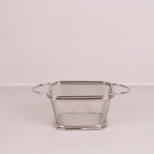 CHIPS BASKETS SILVER 9cm x 10.5cm