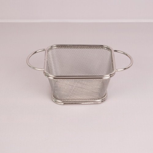 CHIPS BASKETS SILVER 9cm x 10.5cm 3