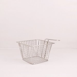 CHIPS BASKETS SILVER 12.5cm x 12.5cm