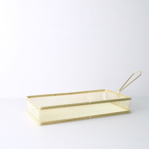 CHIPS BASKETS YELLOW GOLD 13cm x 25cm