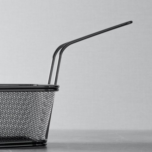 CHIPS BASKETS GREY METALLIC 12.5cm x 10.5cm 2