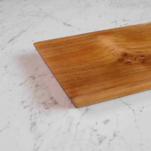 Jati Wooden Large Serving Board Rectangular 17x28cm 3