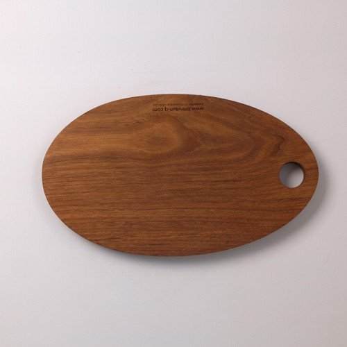 Jati Wooden Oval Serving Board 30 x 17.5cm