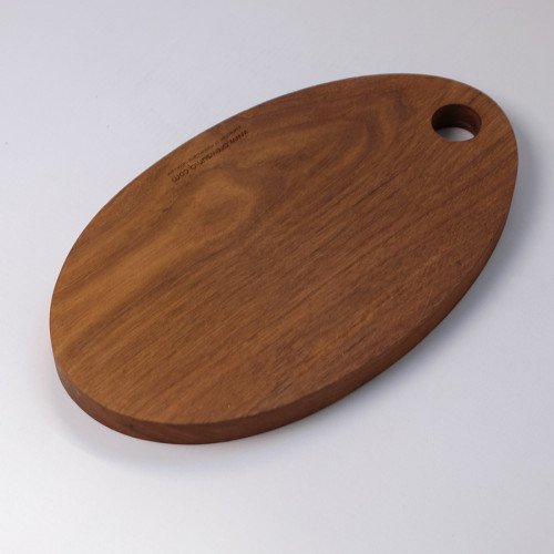 Jati Wooden Oval Serving Board 30 x 17.5cm 2