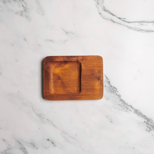 Teak Wooden Coaster Rectangular 12 x 16cm