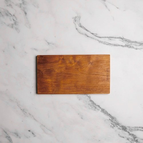 Teak Wooden Medium Serving Board Rectangular 24 x 13cm