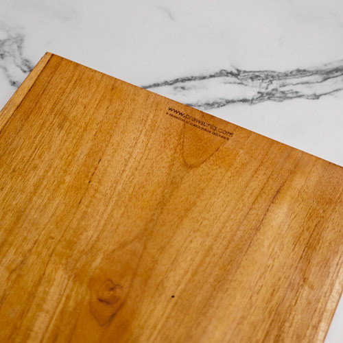 Teak Wooden Rectangular Serving Board 28.7 x 23.5cm 3