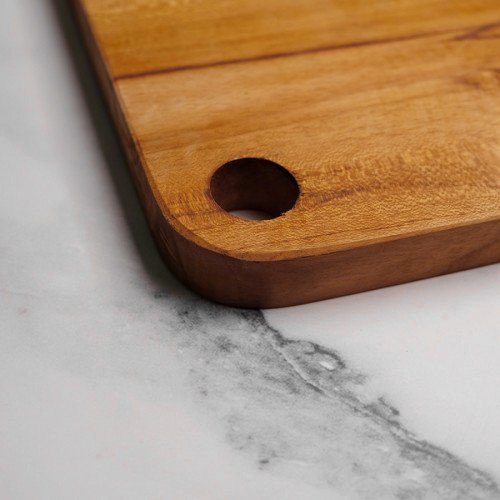 Teak Wooden Rectangular Board 25 x 18cm 3