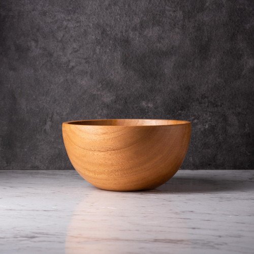 Mahogany Wooden Salad Bowl 23cm
