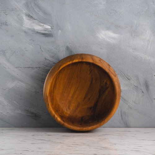 Teak Wooden Salad Bowl 14cm 3