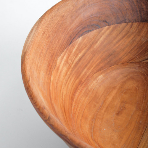 Teak Large Rounded Salad Bowl 35.5cm 5