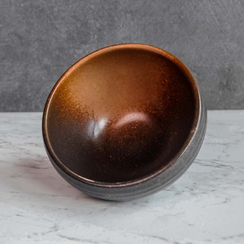 Dark Brown Rice Bowl 5" 2