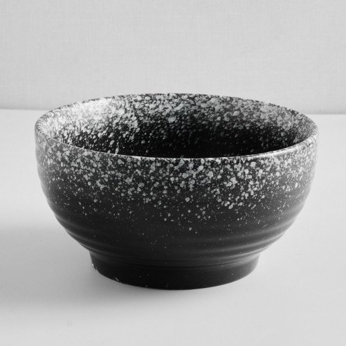 Black Kemuri Salad Bowl 7"