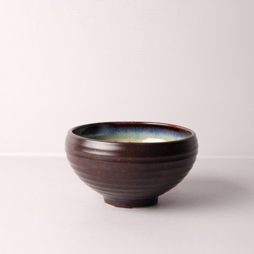 Reddish Glaze Rice Bowl 5"