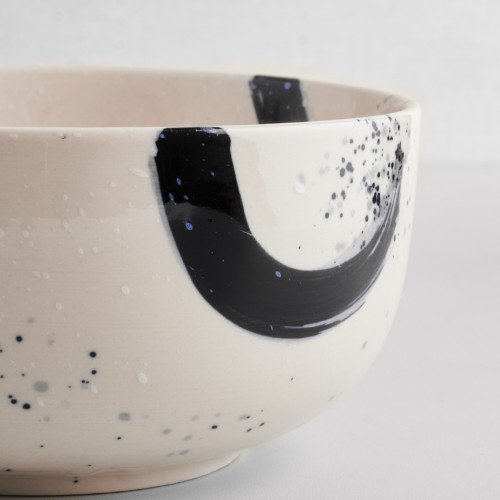Kasumi White Salad Bowl 6.5" 2