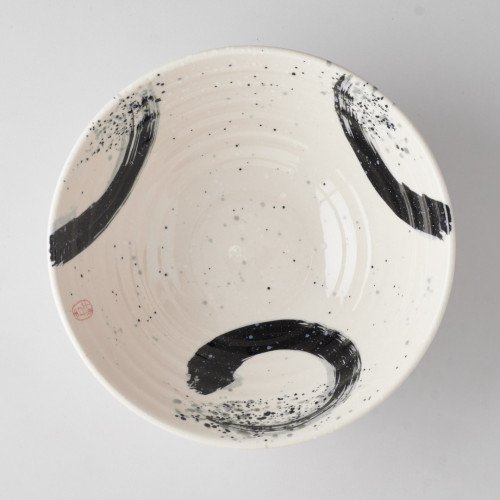 Kasumi White Ramen Bowl 8" 3