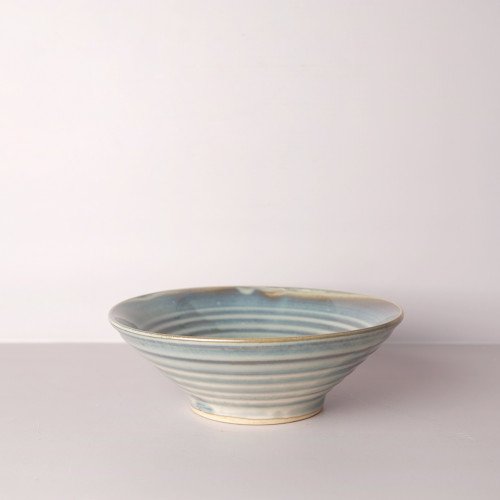Misty Blue Ramen Bowl 8"