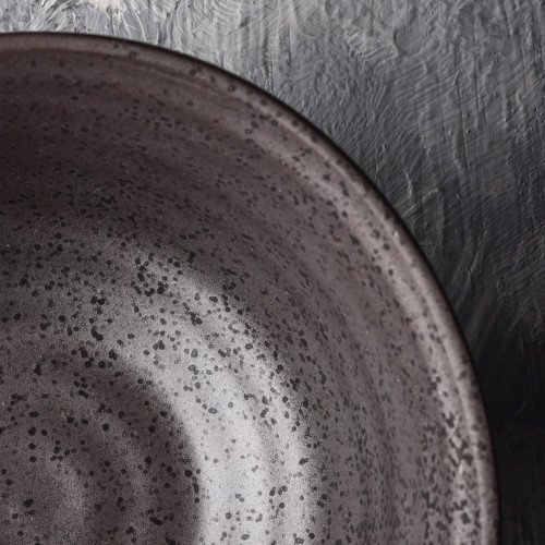 Black Embossed Rice Bowl 4.5" 3