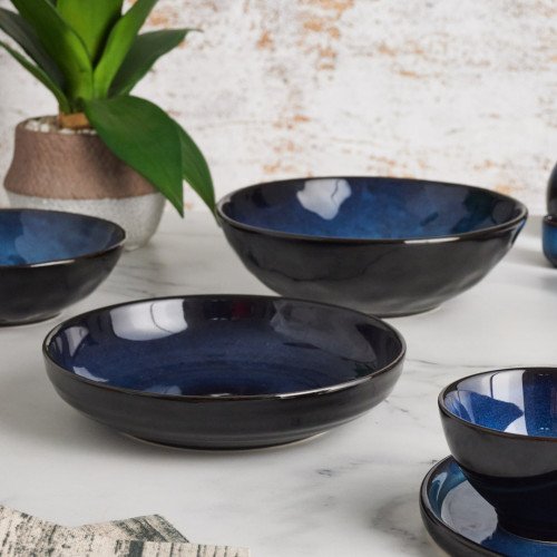 Stellar Blue Salad Bowl 7" 4