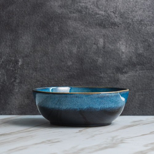 Sapphire Glaze Salad Bowl 7"