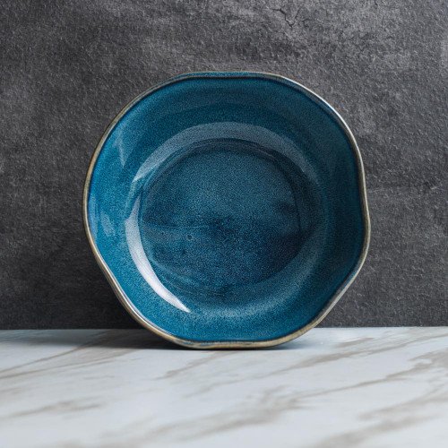 Sapphire Glaze Salad Bowl 7" 3