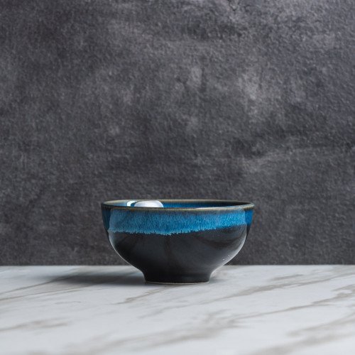 Sapphire Glaze Rice Bowl 4.5"
