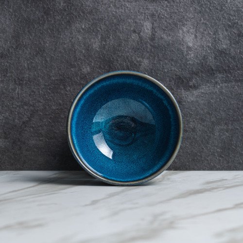 Sapphire Glaze Rice Bowl 4.5" 3