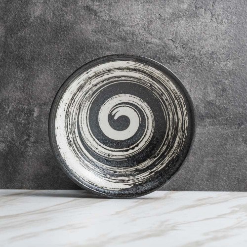 Vanity Black Noodle Bowl 8" 5
