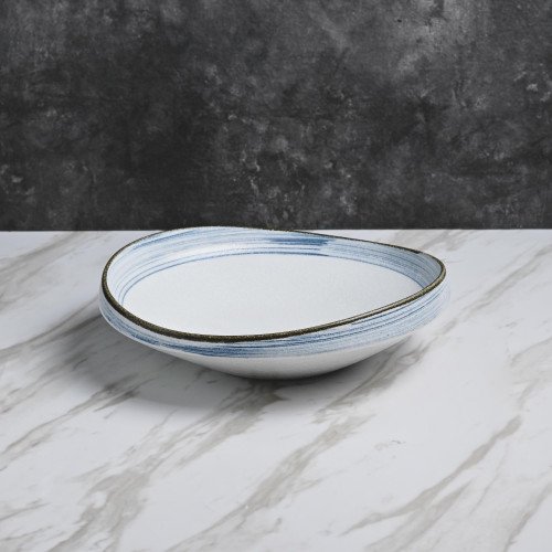 Seraphic Blue Noodle Bowl 10"