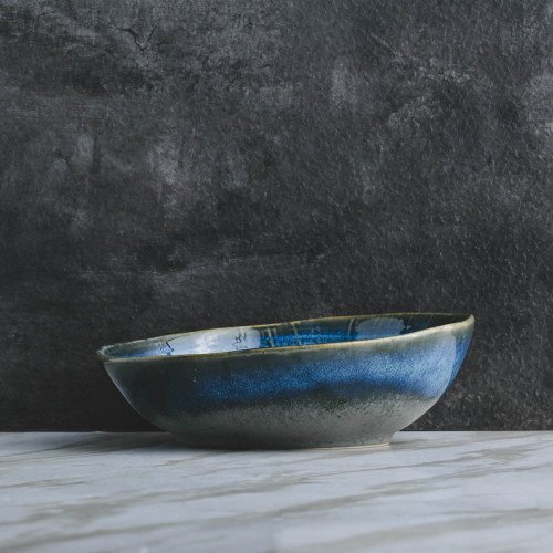 Cerulean Shade Pasta Bowl 8"