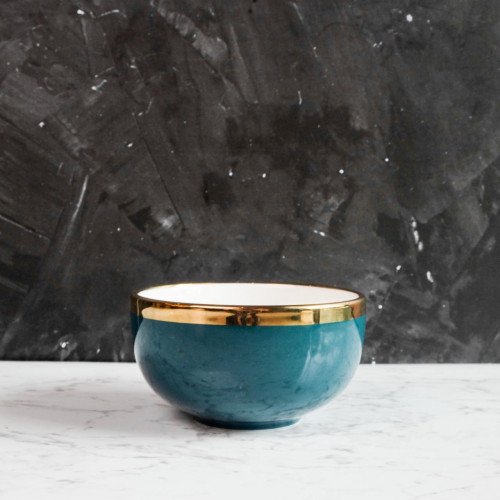 Viridian Green Rice Bowl 4.5"