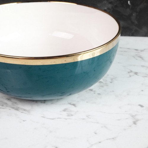 Viridian Green Salad Bowl 7.5" 3