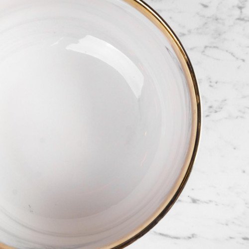 Marble Purity White Salad Bowl 7" 2